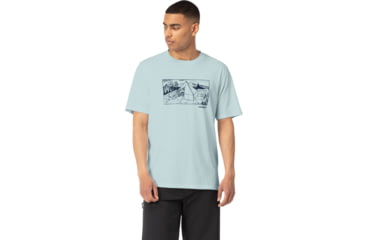 Image of Norrona /29 Cotton 1950S Scout Tent T-Shirt - Mens, Tourmaline, Large, 7042698459657