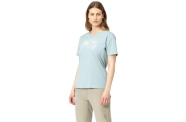 Image of Norrona /29 Cotton 1950S Scout Tent T-Shirt - Womens, Tourmaline, Extra Small, 7042698459848