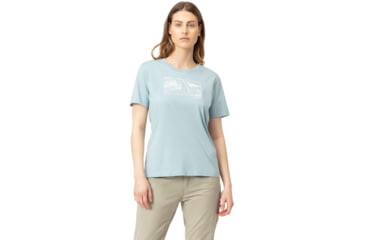 Image of Norrona /29 Cotton 1950S Scout Tent T-Shirt - Womens, Tourmaline, Extra Small, 7042698459848