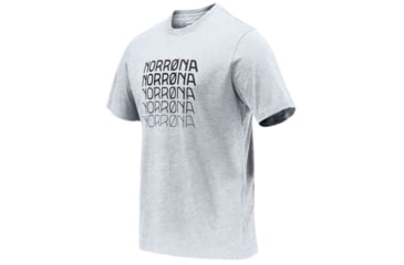Image of Norrona /29 Cotton Bolder T-Shirt - Mens, Grey Melange, Medium, 7042698459541