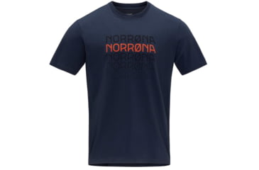 Image of Norrona /29 Cotton Bolder T-Shirt - Mens, Indigo Night, Small, 7042698459510