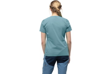 Image of Norrona /29 Cotton Journey T-Shirt - Womens, Tourmaline, Extra Small, 7042698459343