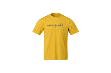 Image of Norrona /29 Cotton Norrna Viking T-Shirt - Mens, Calendula, Large, 3422-21-5566-L