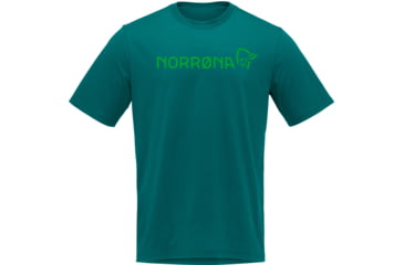 Image of Norrona /29 Cotton Norrna Viking T-Shirt - Mens, Everglade, Small, 3422-21-3413-S