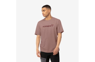 Image of Norrona /29 Cotton Norrna Viking T-Shirt - Mens, Grape Shake, Large, 3422-21-6749-L