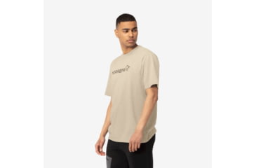 Image of Norrona /29 Cotton Norrna Viking T-Shirt - Mens, Pure Cashmere, Large, 3422-21-9001-L