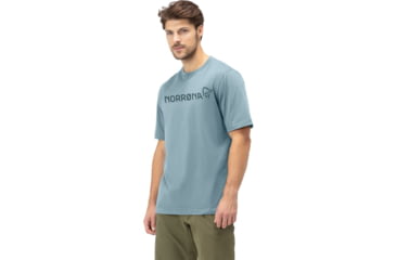 Image of Norrona /29 Cotton Norrona Viking T-Shirt - Mens, Tourmaline, Extra Large, 7042698459428