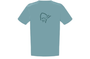 Image of Norrona /29 Cotton Viking T-Shirt - Mens, Tourmaline, Large, 7042698459350
