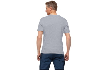 Image of Norrona /29 Cotton Wood Viking T-Shirt - Mens, Grey Melange, Medium, 7042698459589