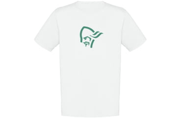 Image of Norrona /29 Cotton Wood Viking T-Shirt - Mens, Pure White, Extra Large, 7042698459640