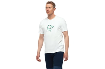 Image of Norrona /29 Cotton Wood Viking T-Shirt - Mens, Pure White, Extra Large, 7042698459640
