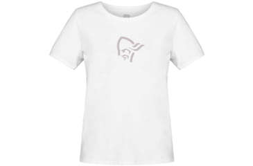 Image of Norrona /29 Cotton Wood Viking T-Shirt - Womens, Pure White, Extra Small, 7042698459800