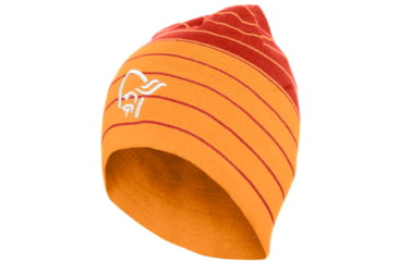 Image of Norrona /29 Light Beanie, Orange Crush, Large, 7042698429926