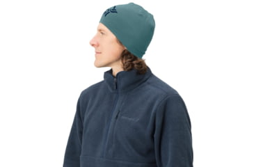 Image of Norrona /29 Thin Logo Beanie, North Atlantic, One Size, 7042698464620