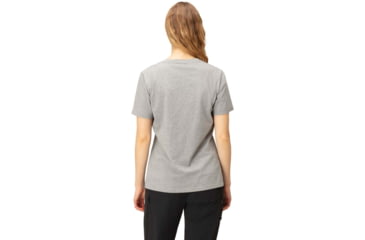 Image of Norrona Big Stitch T-Shirt - Womens, Grey Melange, Small, 3407-23 8870 S