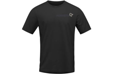 Image of Norrona Duotone T-Shirt - Mens, Caviar Black, Extra Large, 3414-22 7718 XL