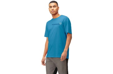 Image of Norrona Duotone T-Shirt - Mens, Hawaiian Surf, Medium, 3414-22 6610 M
