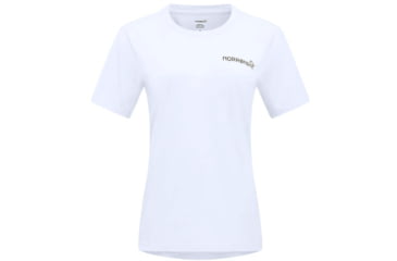 Image of Norrona Duotone T-Shirt - Womens, Pure White, Extra Small, 3410-22 9000 XS