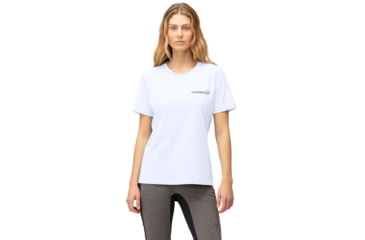 Image of Norrona Duotone T-Shirt - Womens, Pure White, Extra Small, 3410-22 9000 XS
