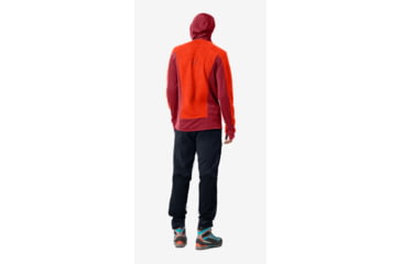 Image of Norrona Falketind Alpha120 Zip Hood - Mens, Arednalin/Rhubarb, Small, 1815-20-5646-S