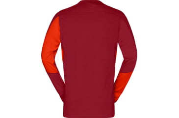 Image of Norrona Falketind Equaliser Merino Round Neck Shirt - Mens, Arednalin/Rhubarb, Medium, 1820-22-5646-M
