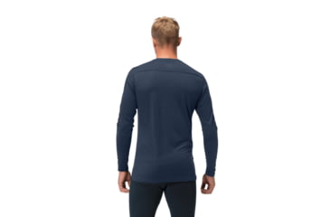 Image of Norrona Falketind Equaliser Merino Round Neck Shirt - Mens, Indigo Night, Extra Large, 1820-22-2295-XL