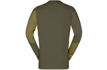 Image of Norrona Falketind Equaliser Merino Round Neck Shirt - Mens, Olive Drab/Olive Night, Small, 1820-22 3908 S