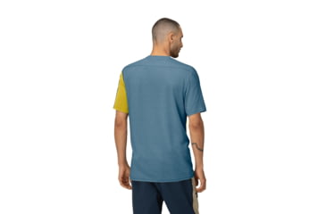 Image of Norrona Falketind Equaliser Merino T-Shirt - Mens, Calendula, Medium, 1821-22-5566-M