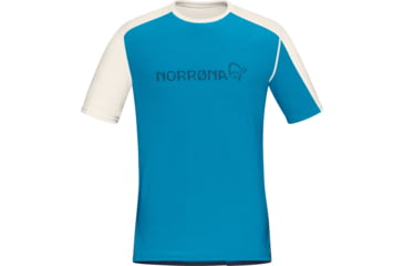Image of Norrona Falketind Equaliser Merino T-Shirt - Mens, Hawaiian surf/Indigo Night, 2XL, 7042698472397