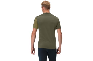 Image of Norrona Falketind Equaliser Merino T-Shirt - Mens, Olive Drab/Olive Night, Extra Large, 1821-22 3908 XL