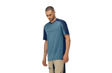 Image of Norrona Falketind Equaliser Merino T-Shirt - Mens, Trooper, Medium, 1821-22-8016-M