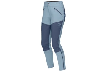 Image of Norrona Falketind Rugged Slim Pants - Womens, Blue Fog, Small, 1802-22 6621 S