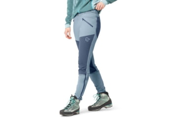 Image of Norrona Falketind Rugged Slim Pants - Womens, Blue Fog, Small, 1802-22 6621 S