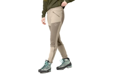 Image of Norrona Falketind Rugged Slim Pants - Womens, Pure Cashmere, Medium, 1802-22-9001-M