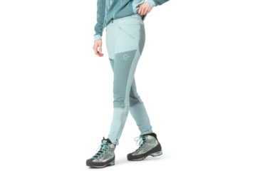 Image of Norrona Falketind Rugged Slim Pants - Womens, Tourmaline, Medium, 7042698453693
