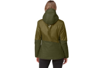 Image of Norrona Falketind Thermo Hooded Jacket - Womens, Olive Drab/Olive Night, Small, 1857-22 3908 S