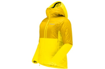 Image of Norrona Falketind Thermo Hooded Jacket - Womens, Sulphur/Blazing Yellow, Large, 1857-22 5713 L