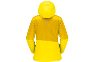 Image of Norrona Falketind Thermo Hooded Jacket - Womens, Sulphur/Blazing Yellow, Large, 1857-22 5713 L