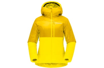 Image of Norrona Falketind Thermo Hooded Jacket - Womens, Sulphur/Blazing Yellow, Large, 1857-22 5713 L