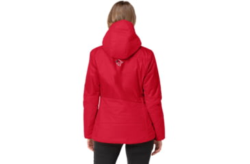 Image of Norrona Falketind Thermo60 Hood - Womens, True Red, Large, 7042698463586