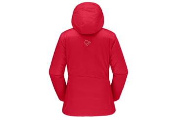 Image of Norrona Falketind Thermo60 Hood - Womens, True Red, Large, 7042698463586