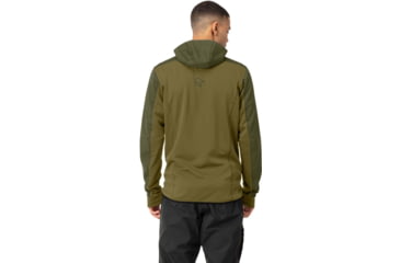 Image of Norrona Falketind Warm Octa Hooded Jacket - Mens, Olive Night/Olive Drab, Small, 1815-22 3304 S