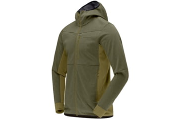 Image of Norrona Falketind Warm Octa Hooded Jacket - Mens, Olive Night/Olive Drab, Small, 1815-22 3304 S