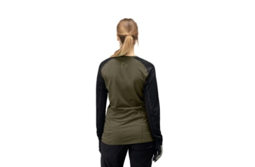 Image of Norrona Fjora Equaliser Lightweight Long Sleeve - Womens, Olive Night, Extra Small, 2228-18-3301-XS
