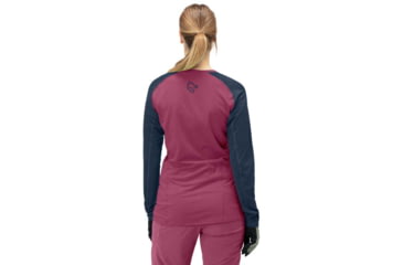 Image of Norrona Fjora Equaliser Lightweight Long Sleeve - Womens, Violet Quartz/Indigo Night, Extra Small, 2228-18 6746 XS