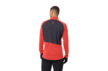 Image of Norrona Fjora Equaliser Long Sleeve Zip Top - Mens, Paprika, Medium, 2214-21-1107-M