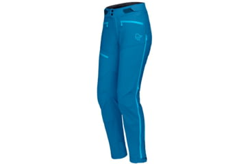 Image of Norrona Fjora Flex Pants - Womens, Mykonos Blue, Large, 2204-20 6000 L