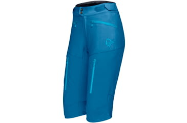 Image of Norrona Fjora Flex Shorts - Womens, Mykonos Blue, Extra Small, 2205-20 6000 XS