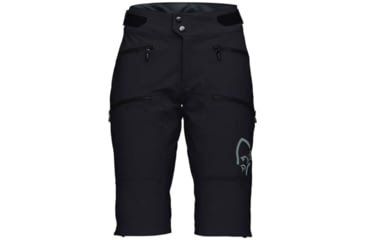 Image of Norrona Fjora Flex1 Heavy Duty Shorts - Womens, Caviar/Castor Grey, Medium, 7042698425270