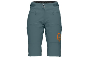 Image of Norrona Fjora Flex1 Heavy Duty Shorts - Womens, North Atlantic, Large, 7042698461469